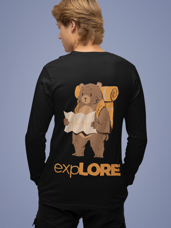 Dark & Dusky Explore Edition Round Neck Full Sleeve T-Shirt