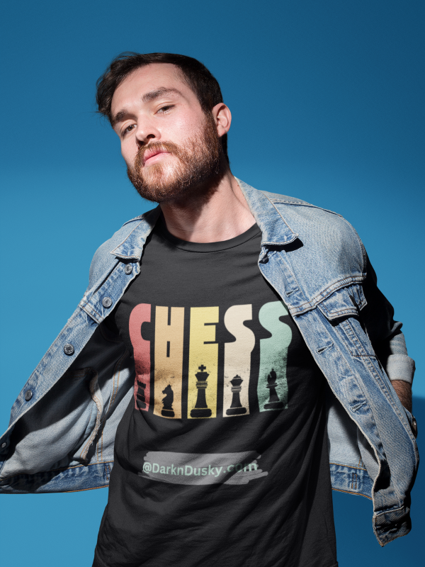Checkmate Style – Cotton Round Neck Chess Theme T-Shirt