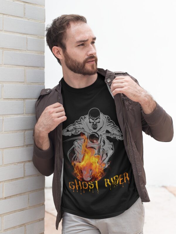 Ghost Rider: Fire-Breathing Bike Fury – Oversized Classic Tee
