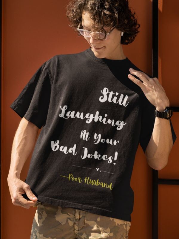 Oversized Men's T-Shirt - Premium Cotton | Funny Typography Print