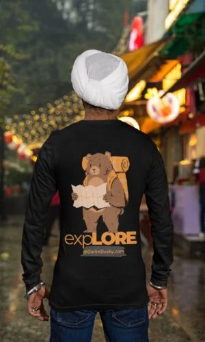 Dark & Dusky Explore Edition Round Neck Full Sleeve T-Shirt